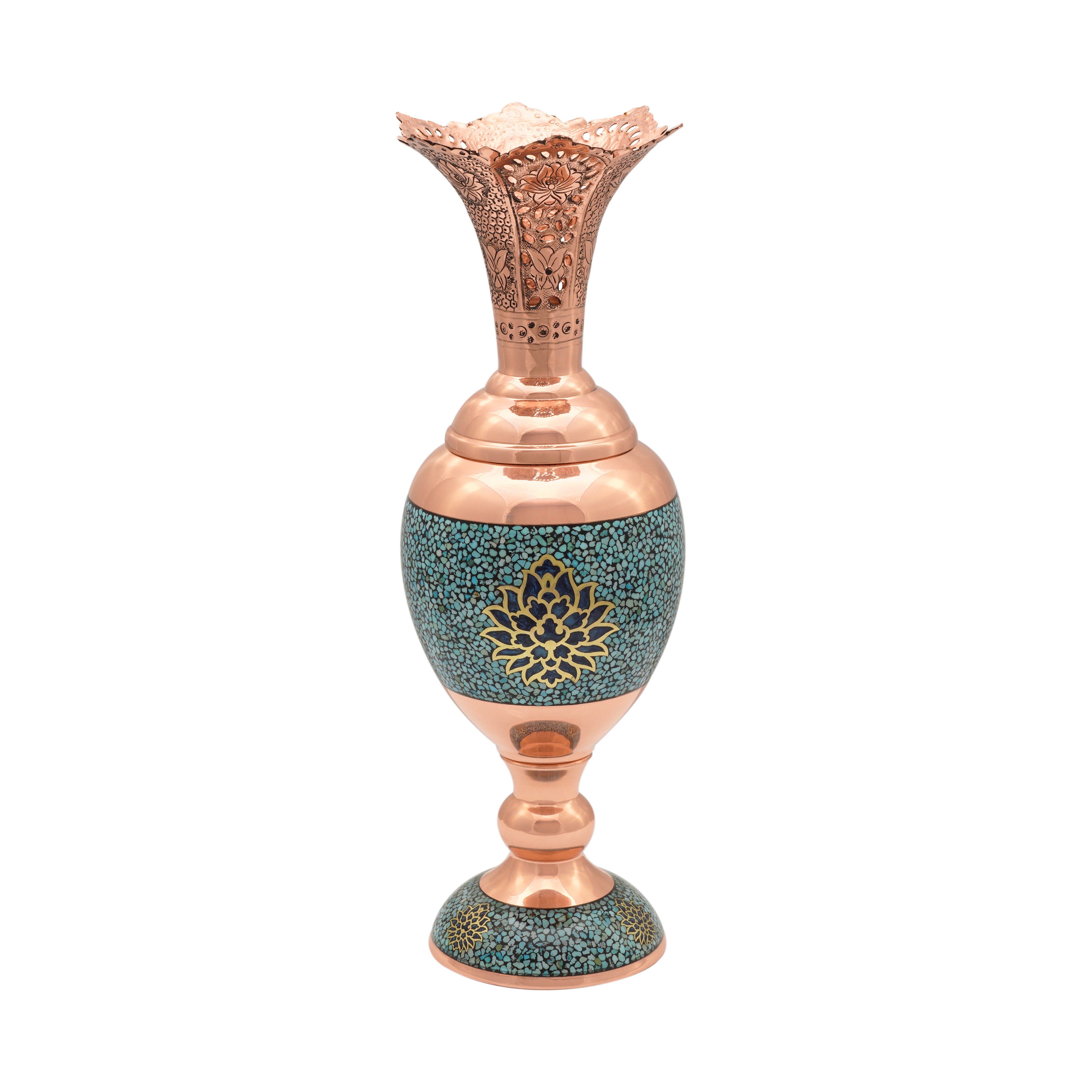 Toranj Turquoise Hyacinth Vase 2
